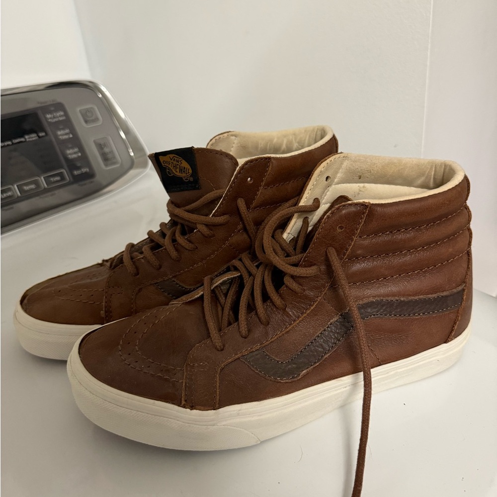 Vans Brown High-Top Sneakers